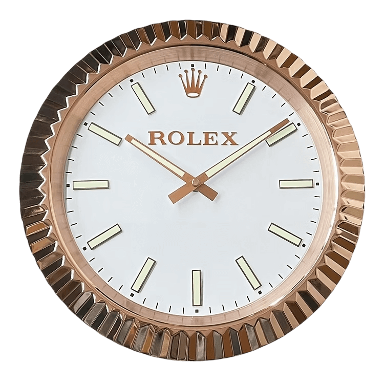 Datejust Luxury Wall Clock - Gold Rolex Inspired