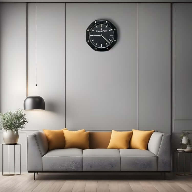 Horloge Murale de Luxe Audemars Piguet Royal Oak - Élégance et Savoir-Faire Suisse