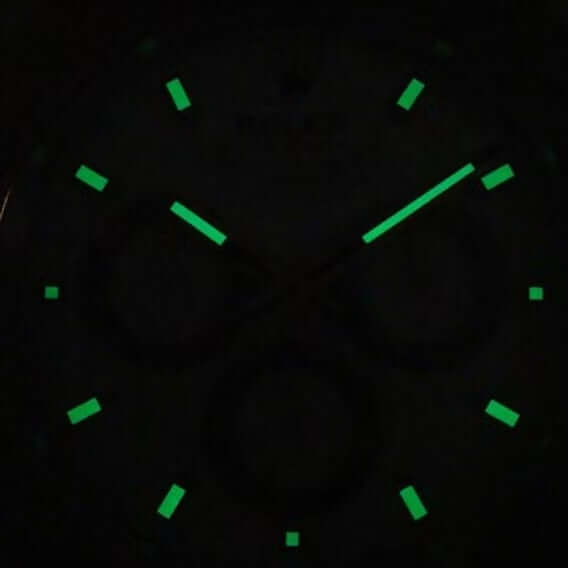 Daytona Wall Clock - Black Dial & Red Glasses