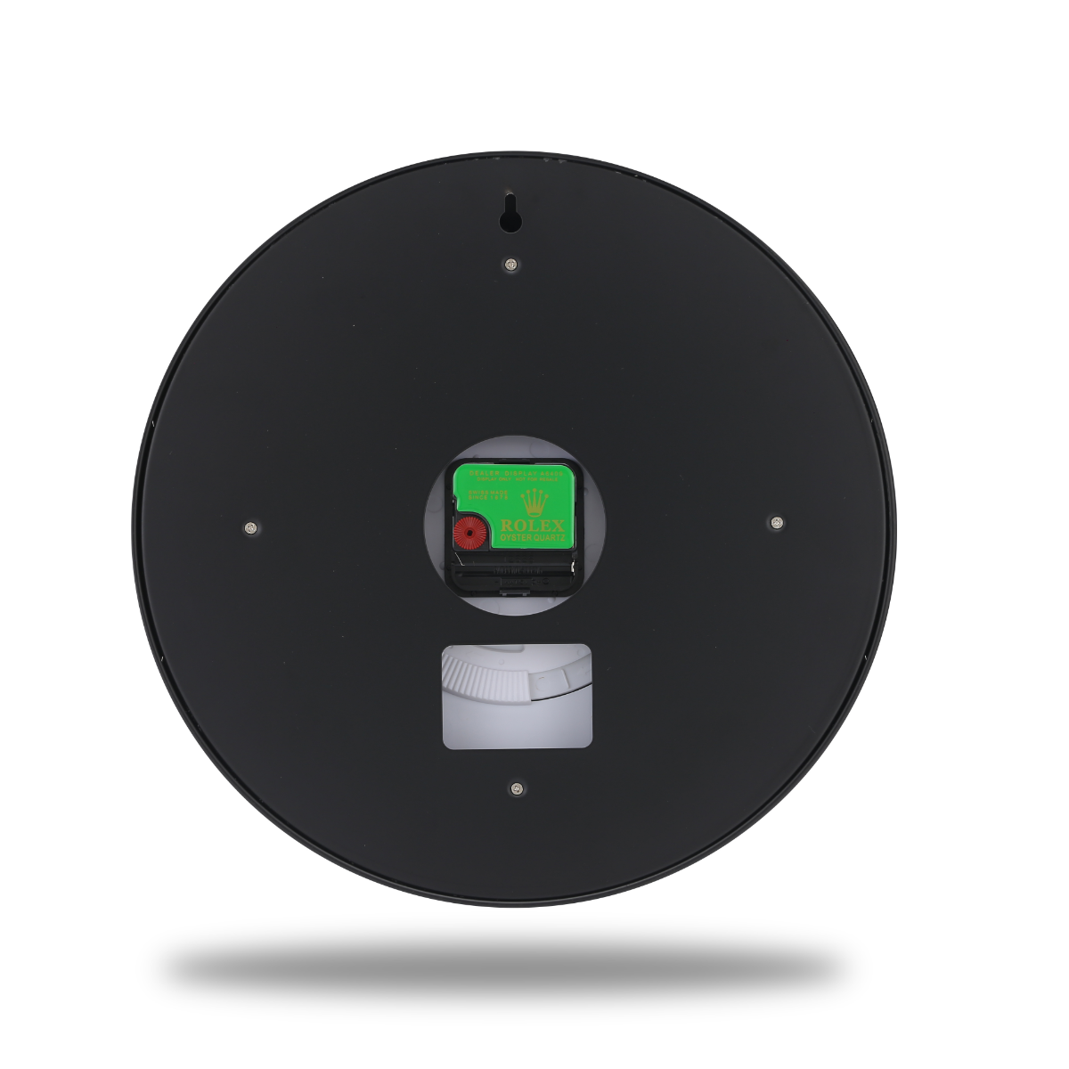 Submariner Wall Clock - All Black Design, Silent Quartz Movement