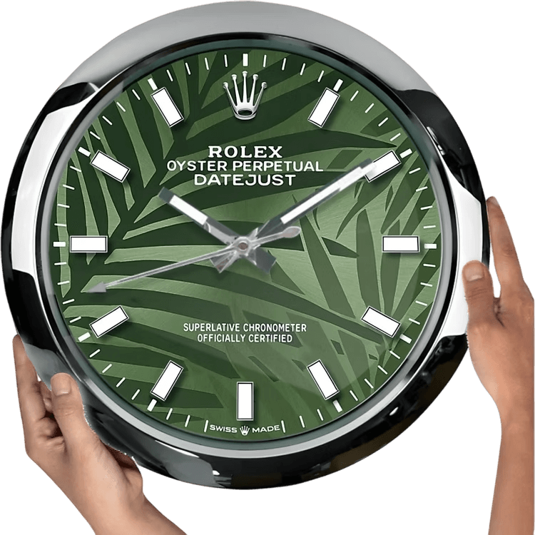 Datejust Inspired Luxury Wall Clock