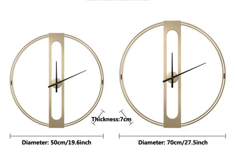 Large 3d Wall Clock