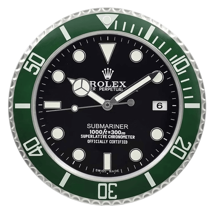Luxury Rolex Submariner Starbuck Wall Clock - and Precise Design