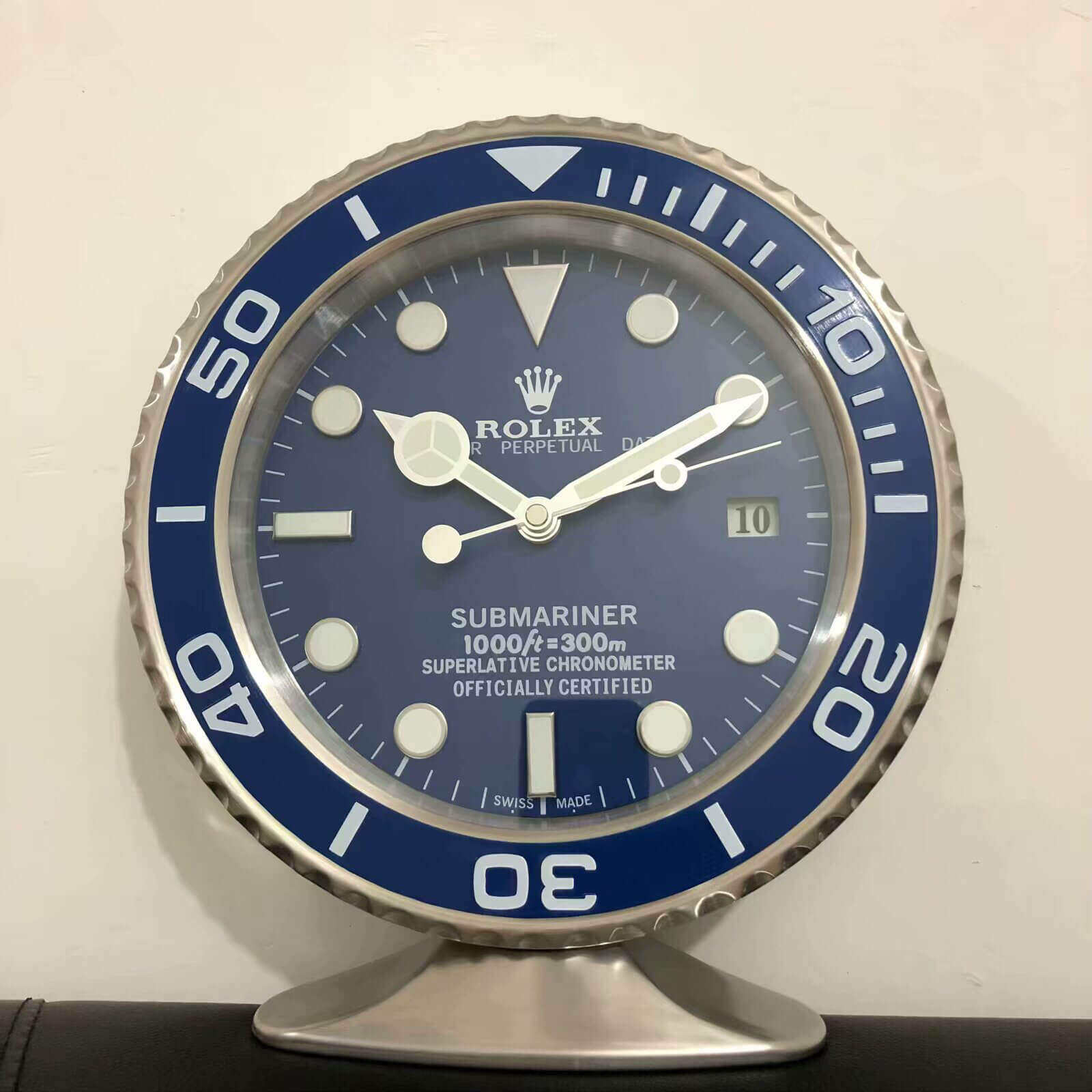 Submariner Table Clock - Blue