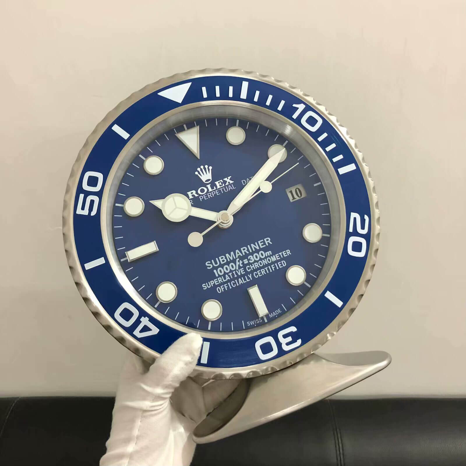 Submariner Table Clock - Blue