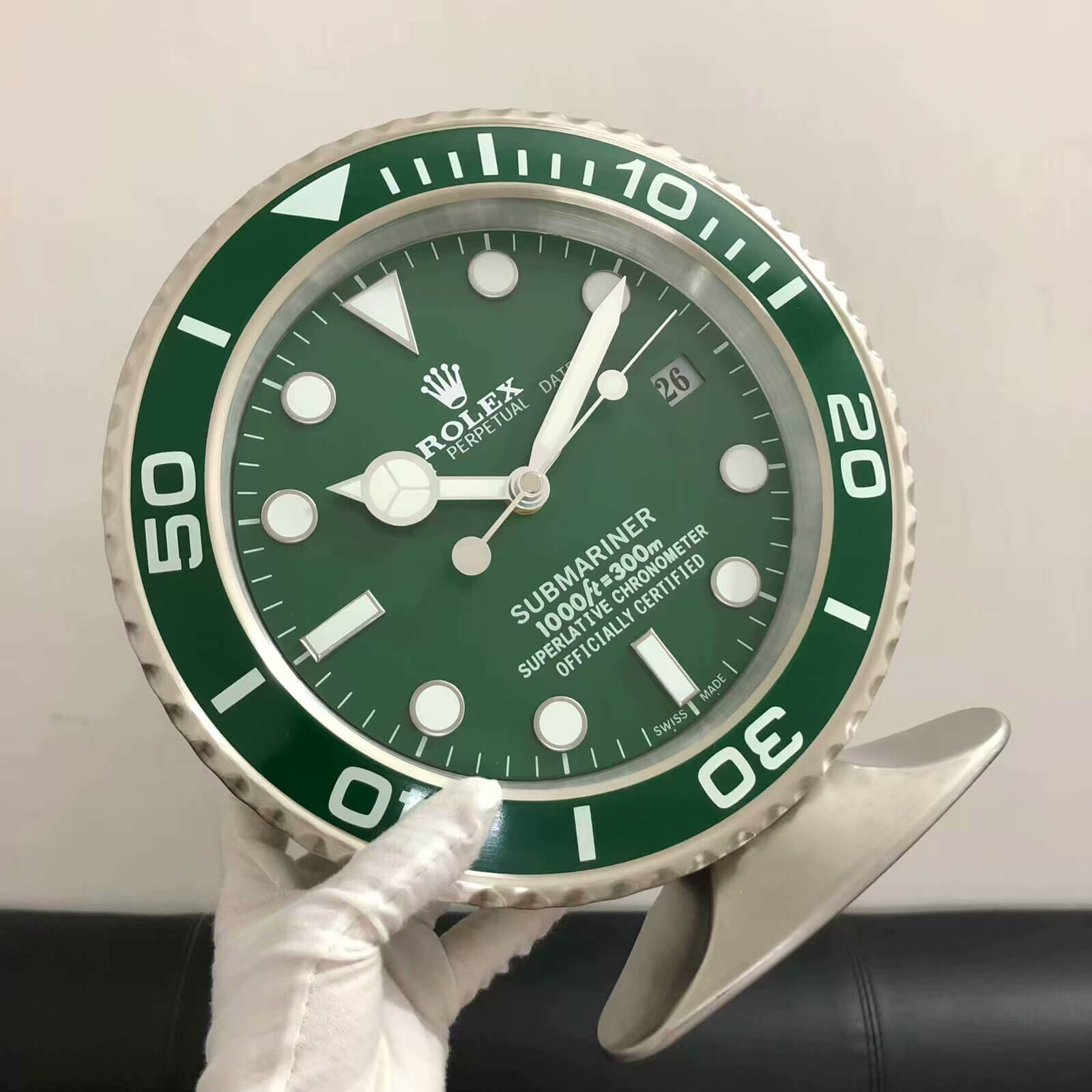 Submariner Table Clock - Green