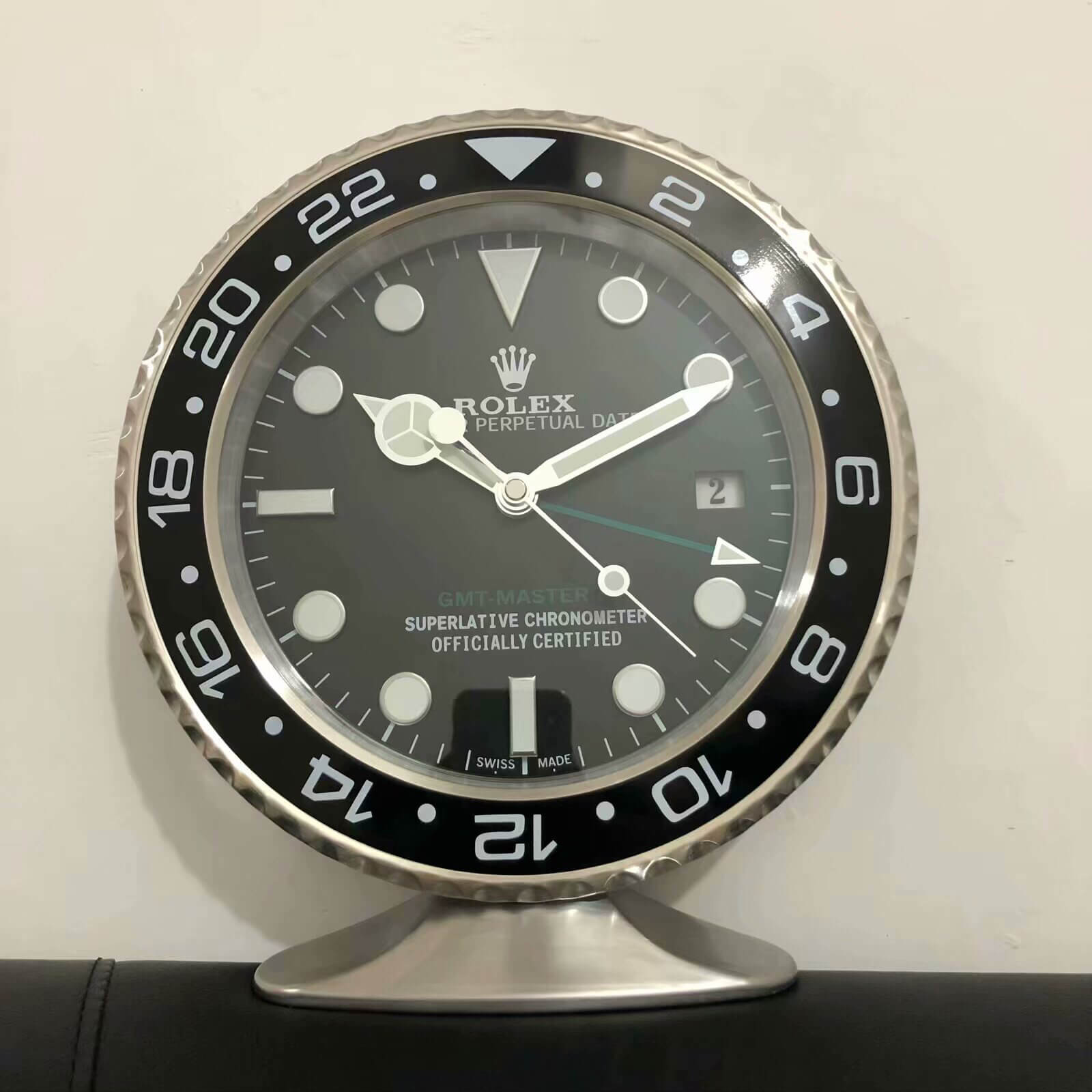 GMT MASTER Table Clock - Black