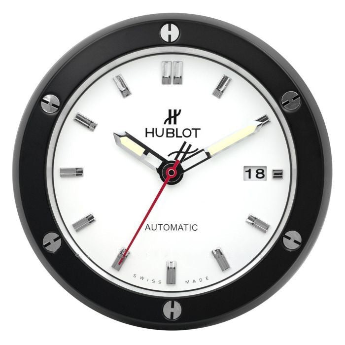 Wall Clock Hublot Classic Fusion White Dial 34cm Quartz Steel