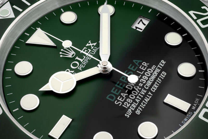 Horloge Murale Style Rolex Deepsea Vert Kermit 🌊🟢 Luxe Plongée