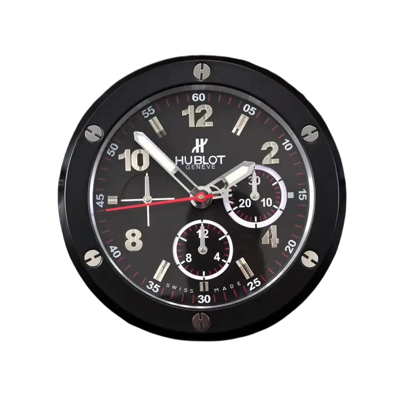 Modern and Hublot Design Luxury Wall Clock with High End Materials