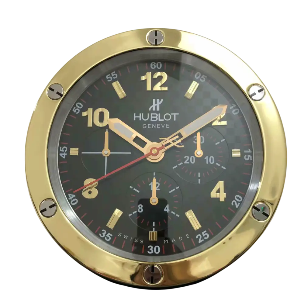 Luxury Wall Clock Contemporary Design Hublot