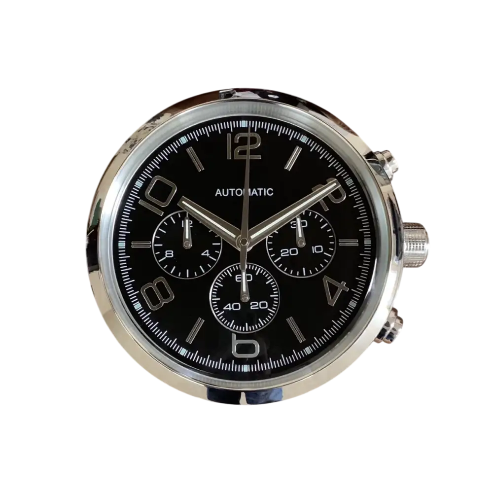 Horloge Murale de Luxe Montblanc avec Précision Suisse et Design Élégant
